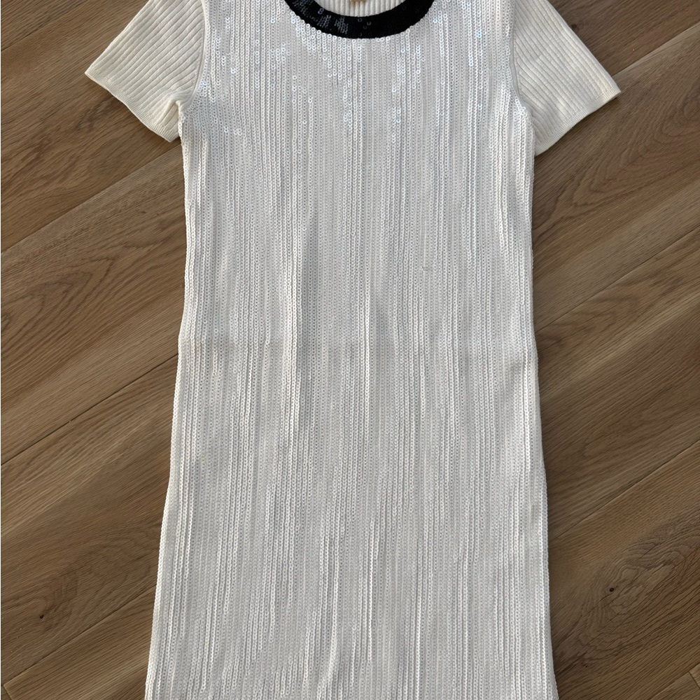 Michael Kors Sequin Sweater Mini Dress